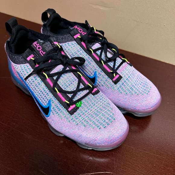 Nike Womens Pink Air Vapor Max 2021 Flyknit DX3369-600 Running Shoes Size 11.5 main image 5